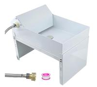 Automatic Dog Water Bowl Dispenser 6.5 Liter Self Refilling Water Bowl for Cat Dog Poultry Auto Fill Waterer with Float Valve Outdoor Indoor Pet Drinking Trough Fit GHT 3/4" Faucet