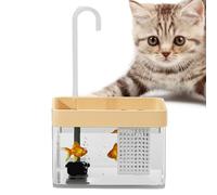 Automatic Dog Water Dispenser | Transparent Dog Water Dispenser - 1500ML Fish Tank, Pet Fountains For Cats, Automatic Drinking Fo-untain For Pets For Cats Dogs