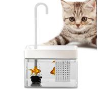 Automatic Dog Water Dispenser | Transparent Dog Water Dispenser - 1500ML Fish Tank, Pet Fountains For Cats, Automatic Drinking Fo-untain For Pets For Cats Dogs