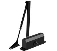 Automatic Door Closer, 2pcs Adjustable Door Stopper Speed Mute Closing for 25 to 85KG Door Hardware(Load-Bearing 45-65kg)