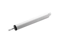 Automatic Door Closer 35kg Soft Closing Adjustable Gas Spring 100 Degree Stop Hardware(Silver)