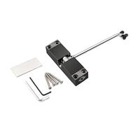 Automatic Door Closer 40KG Adjustable Stainless Steel Spring Mechanism - Silver & Black Gold Finish Door Hardware for Smooth Closing