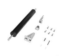 Automatic Door Closer 90 Degree Stop with Adjustable Closing Speed and Positioning, Heavy Duty Aluminum Alloy Soft Close Mechanism for Wooden or Metal Doors in(Brown)