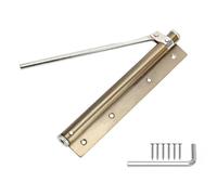 Automatic Door Closer Adjustable Door Closers Surface Mounted Automatic Stainless Steel Spring Closing Closer Fir Hardware(Green Bronze)