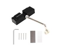 Automatic Door Closer, Adjustable Hydraulic Door Spring Closer, Quiet Auto Door Closing with Adjusting Rod and Screws, Safety Door Stopper for Interior Door Suitable for 150lb (Black)