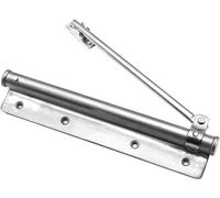 Automatic Door Closer， Automatic Door Closer Hydraulic Spring Self-Closing Hinge Stainless Steel 304 4x20cm