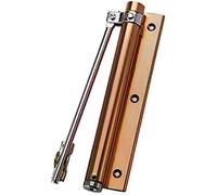 Automatic Door Closer, Automatic Door Closers Hinge Self Closing Matching Parts Hidden Door Door Stopper Closer Spring Adjustable Svart(Bruin)