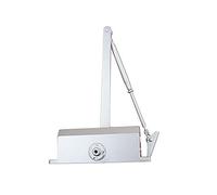Automatic Door Closer, Door Closer 80-110kg Fire Rated Door Heavy Duty Automatic Aluminum Door Closers Speed Adjustable Spring Mute Closing Door Closers