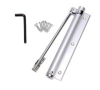 Automatic Door Closer, Door Closer Single Spring Adjustable Automatic Household Artifact Buffer Free Punching Closers