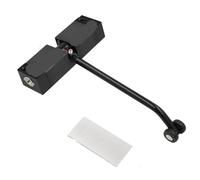 Automatic Door Closer Double Spring Silence Adjustable Convert Hinged Doors to Self-Closing for Commercial & Home Use(Square-Black)
