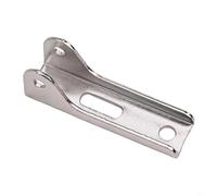 Automatic Door Closer for Fire Doors | Adjustable Pneumatic Buffer Closer with Soft Closing | Fits 50-90 cm Doors, 30-80 kg | White Aluminum Alloy(B)