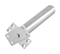 Automatic Door Closer for Internal Doors | Concealed Tubular Chain Spring | Soft Close Mechanism | Fire Rated 30-Minute Resistance | Silver Chrome Finish(Silver)