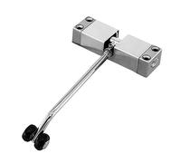 Automatic Door Closer gate Spring Closer Automatic Door Closer Garage Stop Handle Hanger Conditioner Opener Gate Hardware Adjustable Aluminum Alloy Silver