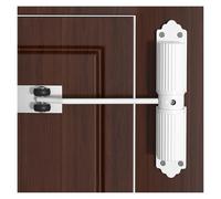 Automatic Door Closer gate Spring Closer Automatic Door Closer Heavy Duty for Interior and Exterior Spring Loaded Overhead Fir White)