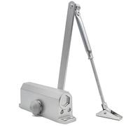 Automatic Door Closer, Heavy Duty Aluminum Alloy Door Opener Closer Adjustable Spring Hydraulic Buffer Door Closer for Interior Door Commercial or Domestic Use 45-65 KG