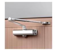 Automatic Door Closer, Heavy Duty Soft Door Closer with 90-Degree Hold-Open Function, Hydraulic Quiet Door Closer, Anti-Noise & Anti-Slam,Suitable for Various Doors(Up to 120kg/1200mm)
