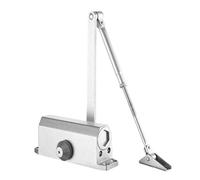 Automatic Door Closer - Hydraulic Buffer, Adjustable Speed, Silent Closing - Suitable for Home & Commercial Use, Supports 55-231 lbs