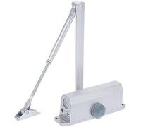 Automatic Door Closer - Invisible Soft-Close Mechanism, Durable Stainless Steel Hardware, Easy Install, Ideal for Home & Office (Black)