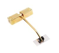 Automatic Door Closer Stainless Steel Automatic Spring Door Closer Closing Device Can Adjust The Furniture Hardware(Golden)