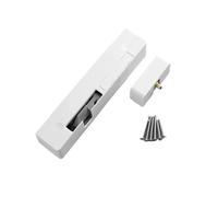 Automatic Door Closer Stopper Lock - Retractable Door Latch for Home Improvement - Black Left Open - Durable & Easy to Install