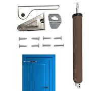 Automatic Door Closers, Aluminum Alloy Hydraulic Closer, 12 Inches Door Closer with Adjustable Arm, Metal Quiet Closure with Safety Feature, Home Supplies Easy Installation