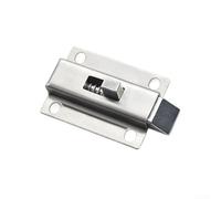 Automatic Door Lock Latch, Garden Gate Latch, Door Lock Fitting for Interior and Exterior Doors, Easy Cross Screwdriver Installation (C)