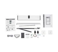 Automatic Door Opener and Closer, Door Closer Manual Automatic Swing Door Opener Rotary Door Opener Interior Exterior Door with 2 Remote Control, 2 Switches, Pull Arm, Push Arm, Keypad Access Control