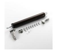 Automatic Door Opener, Automatic Hydraulic Buffer Door Closer 90° Positioning Home Quiet Room Pneumatic Furniture Hardware(Coffee)