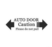 Automatic Door Sticker Performance for Vehicle Automatic Door | Safety Decoration 7 for Vehicle Maintenance Waterproof PET Material for Vehicle Safety Decoration 7.48x2.36 Inch