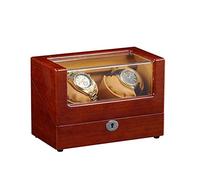 Automatic Double Watch Winder with Two Quiet Motors LCD Display Touch Control Automatic Watch Winder for 2 Watches-Watch Winder Box with Motor,Fit Lady and Man Automatic