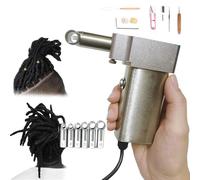 Automatic Dreadlocks Machine, Include 6 Head (6-16mm), Instant Dreadlock Machine for Locs, Handheld Dreadlock Maker Crochet Machine, Quick and Easy DIY Dreadlocks, Braiding Hair Extensions