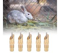 Automatic Drinker, 10 Pieces, Chicken, Duck, Bird, Farm, Small Animal Drinking Tool, ABS Copper, Stainless Steel