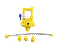 Automatic Drinker Water Line Regulator, 2Pack Poultry Drinker Pressure Regulator Valve Automatic Drinker Water Valve Pressure Reducer for Chicken Drinking Farm Water Equipment (Premium pressure