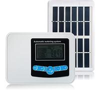 Automatic Drip Irrigation Kit, Solar Garden Automatic Watering Device Smart Water Pump, Outdoor Plants Self Drip Irrigation Solar Energy Charging Timer System for Potted Plants Vacation Plant Watering