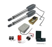 Automatic Dual Arms Electric Swing Door Gate Opener Operator Motor Actuator Closer Swing Gate Opener + WiFi Control System for Driveway(Kit 7)