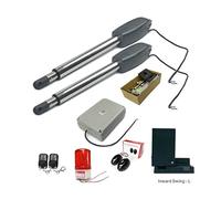 Automatic Dual Arms Electric Swing Door Gate Opener Operator Motor Actuator Closer Swing Gate Opener + WiFi Control System for Driveway(Kit 8)