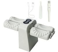 Automatic Dumpling Maker Double Head Food Grade Electric Dumpling Maker 2 Modes Ravioli for Household Making Dumplings Pies Wontons and Burritos, Pasta Tools