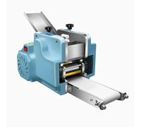 Automatic Dumpling Skin Maker Machine Stainless Steel Dough Sheeter Dumpling Wrapper Machine Circular Square Noodles Mode Commercial Spring Roll Pierogi Ravioli(Round,60mm)