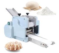 Automatic Dumpling Skin Maker, Stainless Steel Commercial Machine for Spring Rolls, Pierogi, Ravioli, Momo, Dough Processing with Square Mold