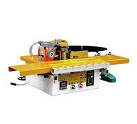 Automatic Edge Bander, 1200W Woodworking Machine with Dual-Side Gluing & Temperature Control for Various Boards, 6-60mm Band Width