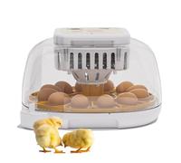 Automatic Egg Incubator for 12 Eggs with Auto Turning and Humidity Control, Digital Poultry Hatcher for Hatching Chicks, Ducks, and Quail