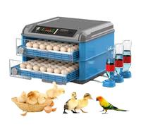 Automatic Egg Incubator For Chicken Duck Goose Quail 24 To 300 Capacity Auto Water Adding Humidity Temperature Control Large Digital Poultry Hatcher For Farm Home(152)