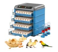Automatic Egg Incubator For Chicken Duck Goose Quail 24 To 300 Capacity Auto Water Adding Humidity Temperature Control Large Digital Poultry Hatcher For Farm Home(232)