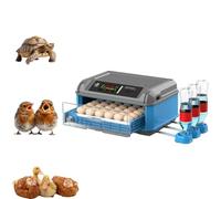 Automatic Egg Incubator For Chicken Duck Quail 24 To 300 Capacity Poultry Hatcher With Auto Turn Temp Humidity Control LED Display Fully Automatic For Home Farm(36)