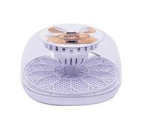 Automatic Egg Incubator for Chicken Ducks Birds with Auto Turning Large Capacity 12 Eggs LCD Display External Water Injection Transparent Lid Home Farm Use