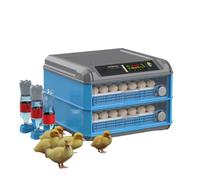 Automatic Egg Incubator for Poultry Farming with Auto Turning, Humidity Control, and Water Addition, Ideal for Hatching Chicken, Duck, and Turkey Eggs