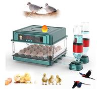 Automatic Egg Incubator with 12 Eggs, Automatic Egg Incubator, Temperature and Humidity Control, Farm Incubator, for Chicken, Ducks, Quail