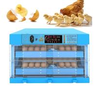 Automatic Egg Incubator with 360° Turning, Digital Temp & Humidity Control, for Chicken Duck Goose Quail Eggs
