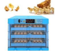 Automatic Egg Incubator with 360° Turning, Digital Temp & Humidity Control, for Chicken Duck Goose Quail Eggs