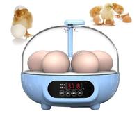 Automatic Egg Incubator with Automatic Egg Turning, Holds 6 Eggs, Temperature Control, Easy to Operate, Suitable for Chicken, Duck, Goose, Quail